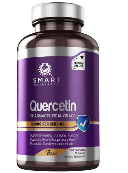 Quercetina 1000mg, 180 Cápsulas, Smart Nutra Labs
