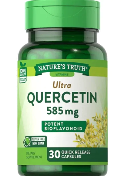 Quercetina, 585mg, 30 cápsulas de liberação rápida, Nature's Truth