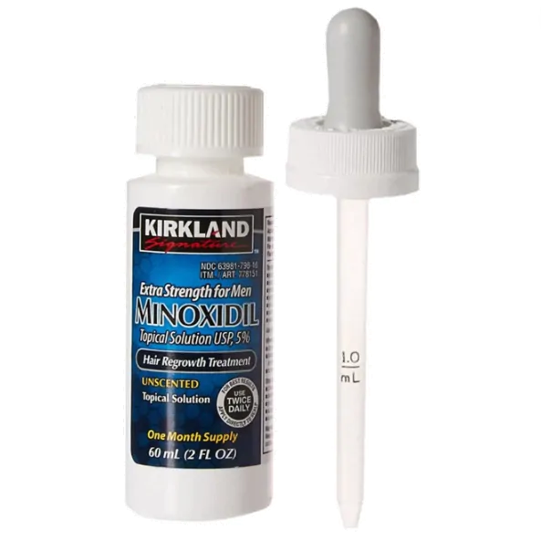Minoxidil, Tratamento Capilar (Barba e Cabelo), 60ml, Kirkland