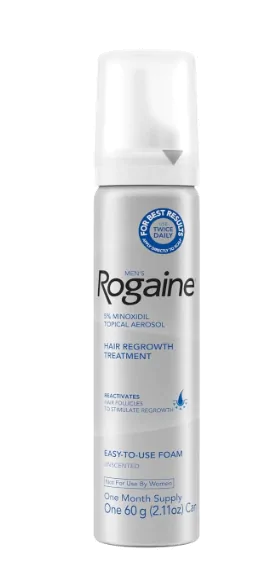 Rogaine Extra Strength, Masculino, 5% solução de minoxidil, 60ml Unidade