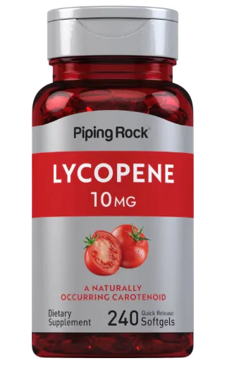 Licopeno 10mg, 240 Cápsulas, PipingRock
