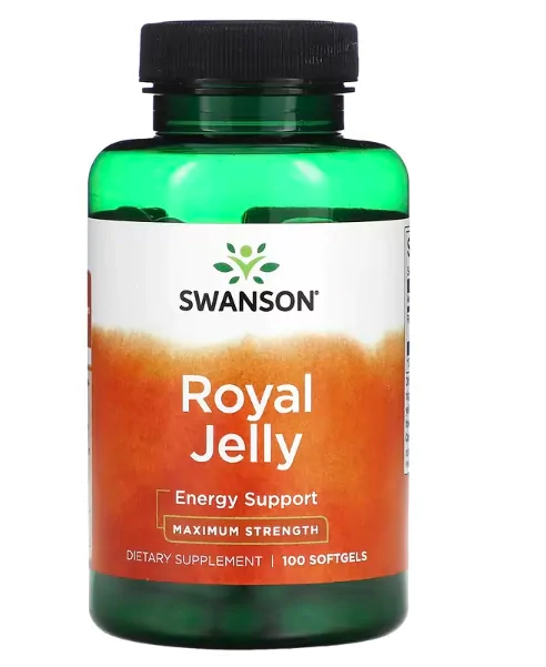 Royal Jelly, Geleia Real Potência Máxima, 133.33mg, 100 Cápsulas, Swanson