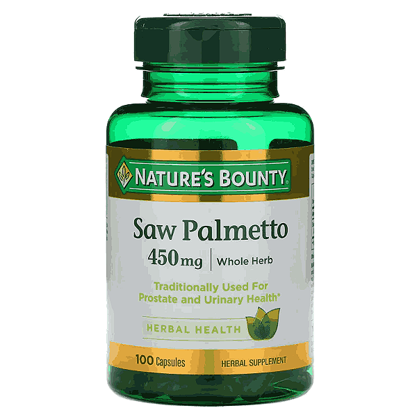 Saw Palmetto, 450 mg, 100 Cápsulas, Nature's Bounty