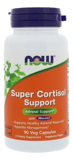 NOW Foods Super Cortisol Support – 90 cápsulas vegetais