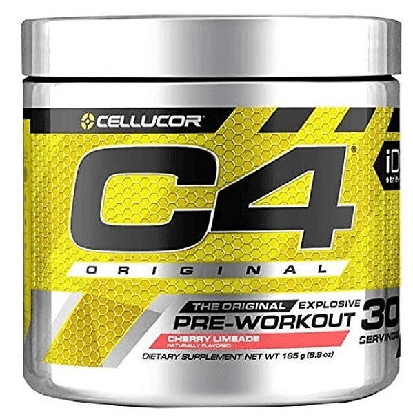 Pré-Treino C4, 195g, Sabor Cherry Lemonade, Cellucor