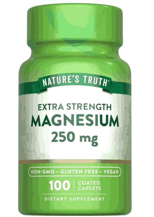 Magnésio 250mg, 100 Cápsulas, Nature's Truth