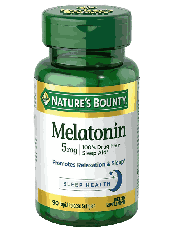 Melatonina, 5mg, 90 cápsulas, Natures Bounty