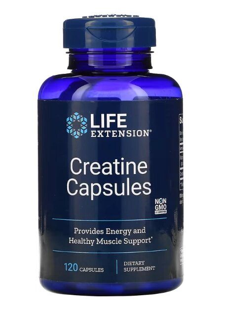 Creatina, 1000mg, 120 Cápsulas, Life Extension