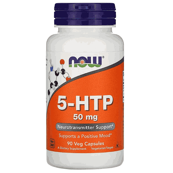 5 HTP, 50mg, 90 Cápsulas, Now