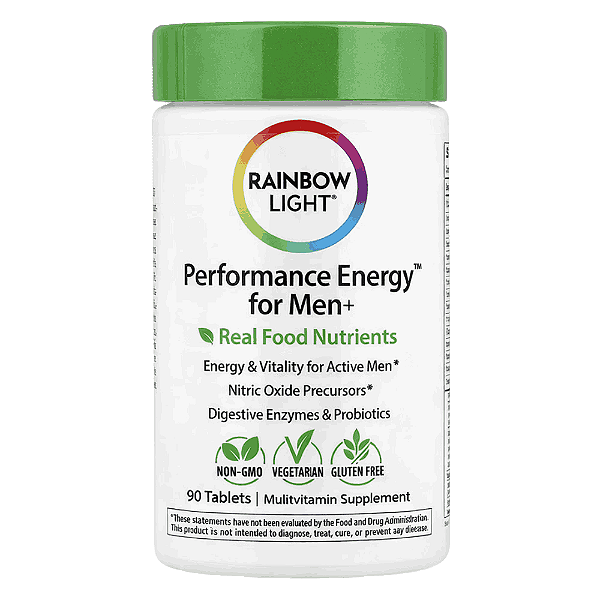 Performance Energy for Men+, 90 Comprimidos - Rainbow Light