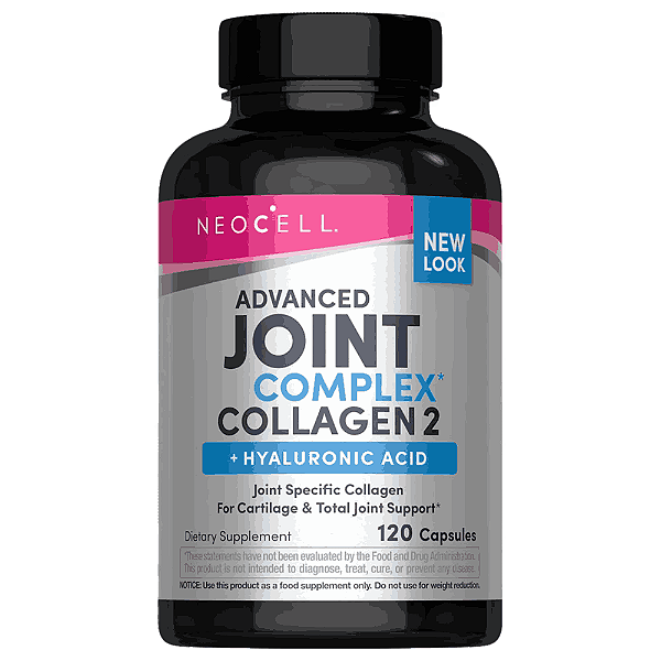 Complexo Articular Colágeno Tipo 2 + Ácido Hialurônico, 120 Cápsulas - Neocell