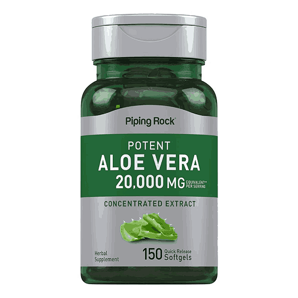 Aloe Vera, 20,000mg , 150 Cápsulas - Piping Rock