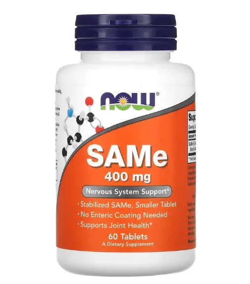 SAMe 400mg, 60 Comprimidos, Now
