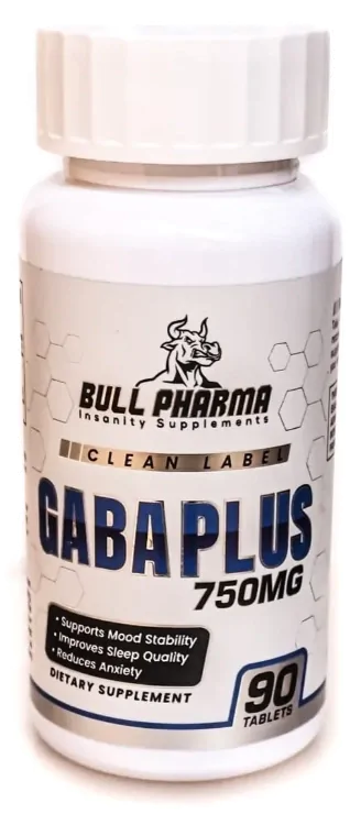 Gaba Plus 750mg, 90 Comprimidos, Bull Pharma