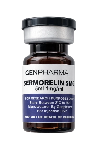 Sermorelin 5mg, Redução de Gordura Aumento da Massa Muscular, Gen Pharma