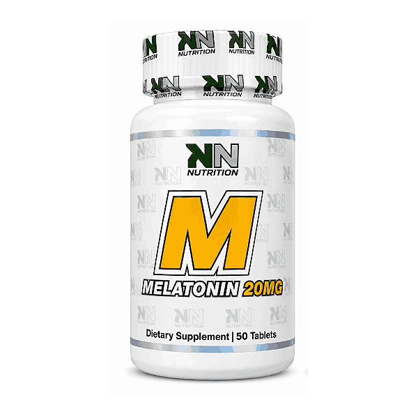Melatonina 20mg, 50 Comprimidos Sublingual Sabor Morango, KN Nutrition