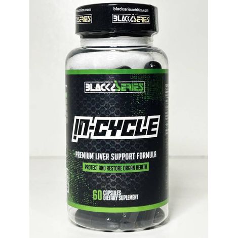 In Cycle Fórmula TUDCA e L-Glutathione, Proteção e Saúde do Fígado, 60 Cápsulas, Black Series
