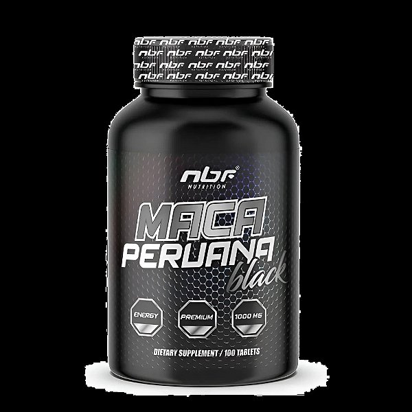 Maca Peruana Black, 1000mg, 100 Comprimidos, NBF Nutrition