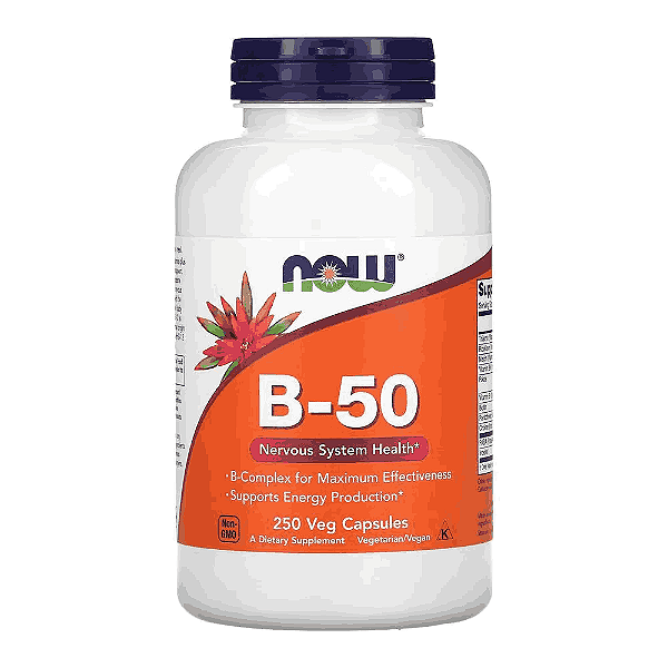 Vitamina B50, 250 Veg Capsules NOW Foods