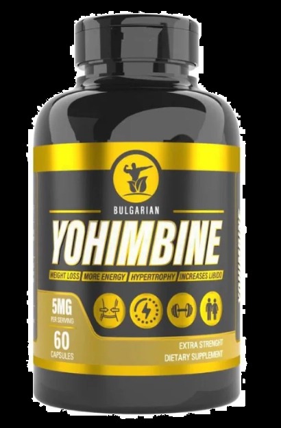 Ioimbina 5mg, Yohimbine, 60 Cápsulas, Bulgarian
