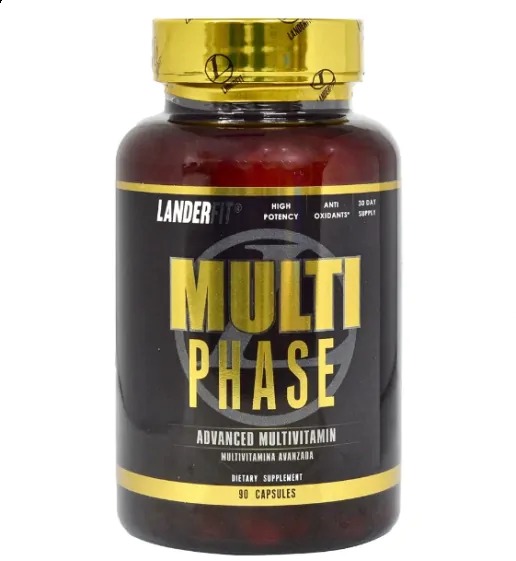 Multi Fase Advanced Multivitamínico, 90 Cápsulas, Landerfit