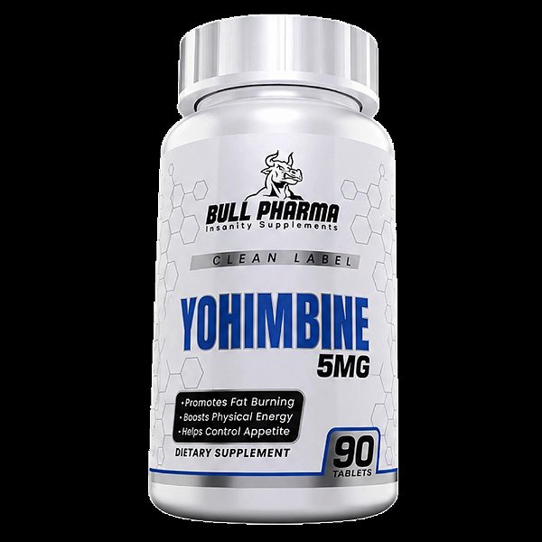 Yohimbina, Ioimbina 5mg, 90 Cápsulas, Bull Pharma