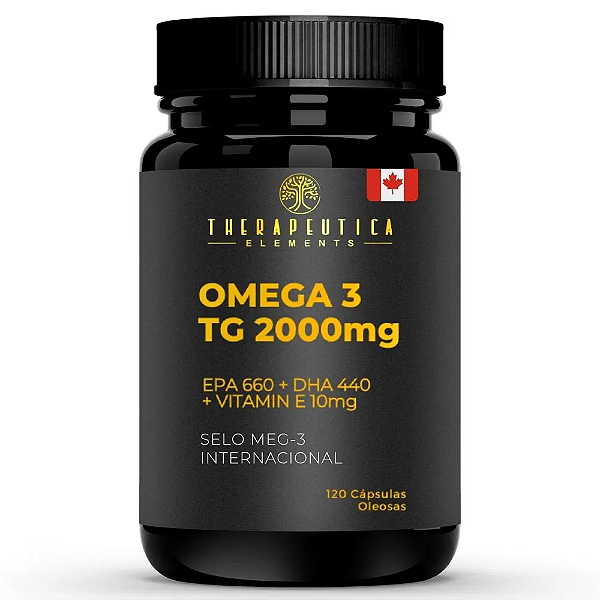 OMEGA 3 TG CANADENSE 2000MG + EPA 660MG + DHA 440MG + VITAMINA E 10MG | 120 SOFTCAPS