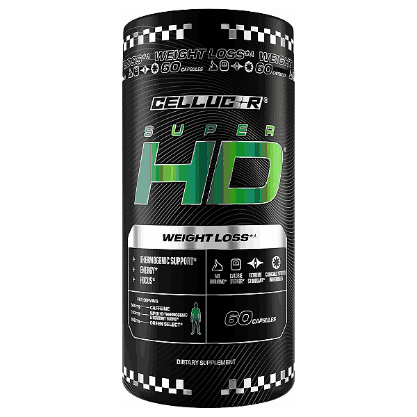 Mistura Termogênica Super HD, 60 Cápsulas, Cellucor, Importado