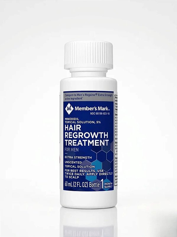 Minoxidil 5%, 1 mes ,Members Mark
