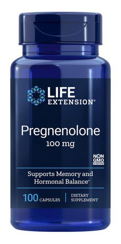 Pregnenolone 100mg 100caps - Life Extension
