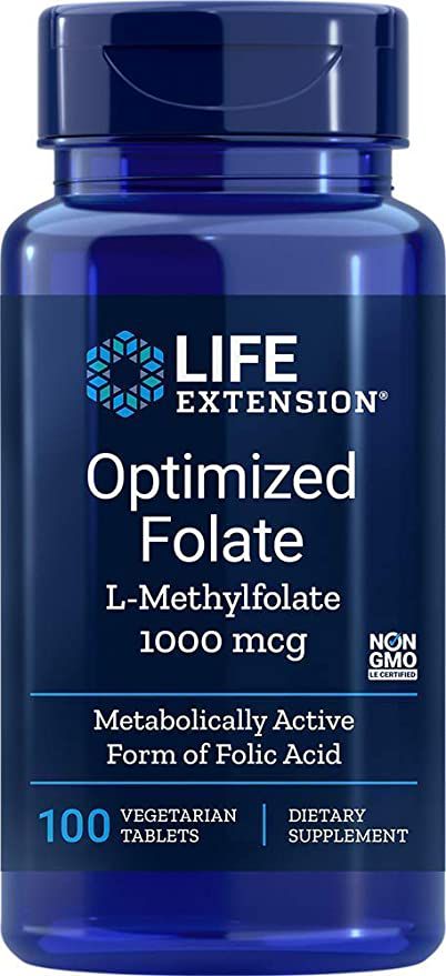 Optimized Folate (100 tabletes) - Life Extension