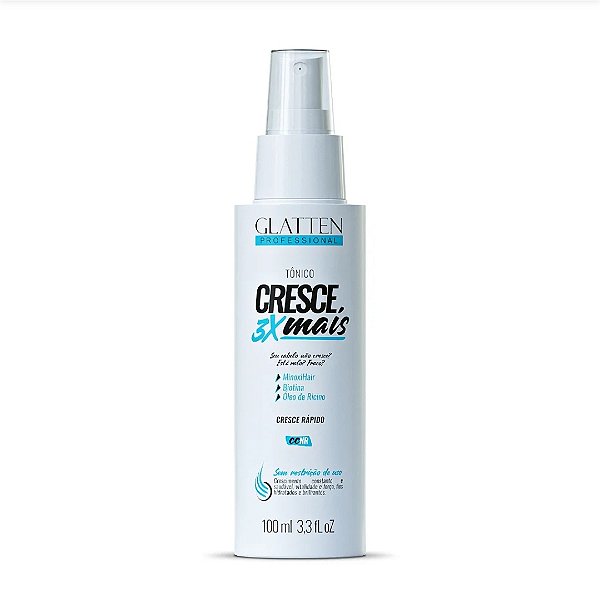 Tônico Cresce 3x Mais – 100ml - Glatten