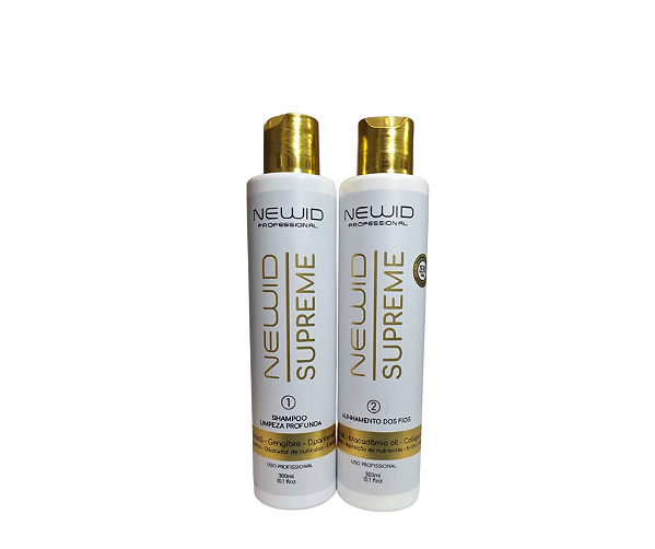 Kit Progressiva Newid Supreme – Shampoo + Alinhamento dos Fios (2x300ml)