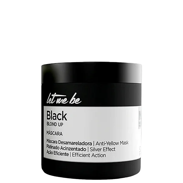 Máscara Matizadora Black (platinado acinzentado) Let Me Be 500g