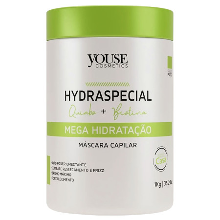 Youse Hydraspecial Quiabo + Biotina Mega Hidratação - 1kg