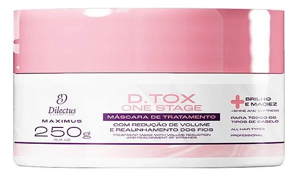 Redutor de volume Orgânico MAXIMUS D.TOX One Stage - 250g - Dilectus