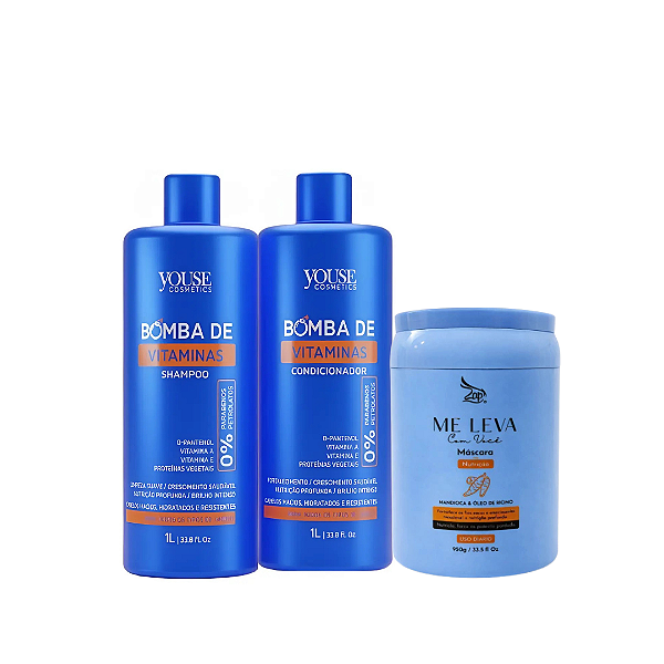 Kit Youse Bomba de Vitamina + Máscara Zap 950g