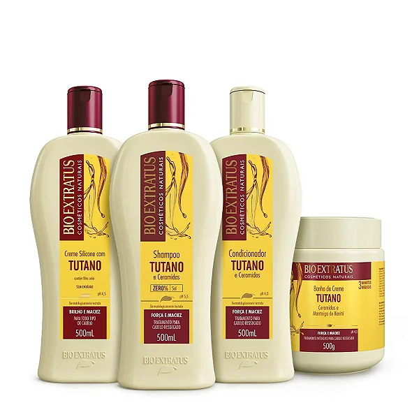 Kit Tutano 500ml Cuidado Capilar - Bio Extratus