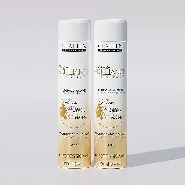 Shampoo e Condicionador Glatten Brilliance 300ml