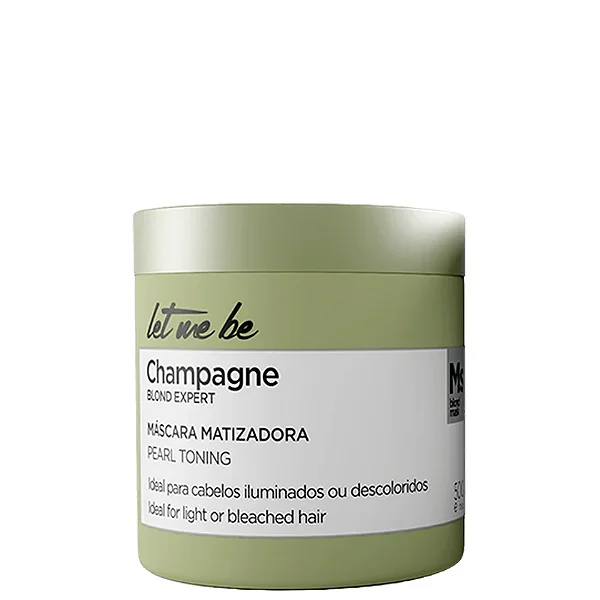 Máscara Matizadora Champagne Blond 500g - Let Me Be