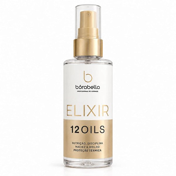 Elixir 12 Óleos Reparador Protetor Finalizador 60ml - Borabella