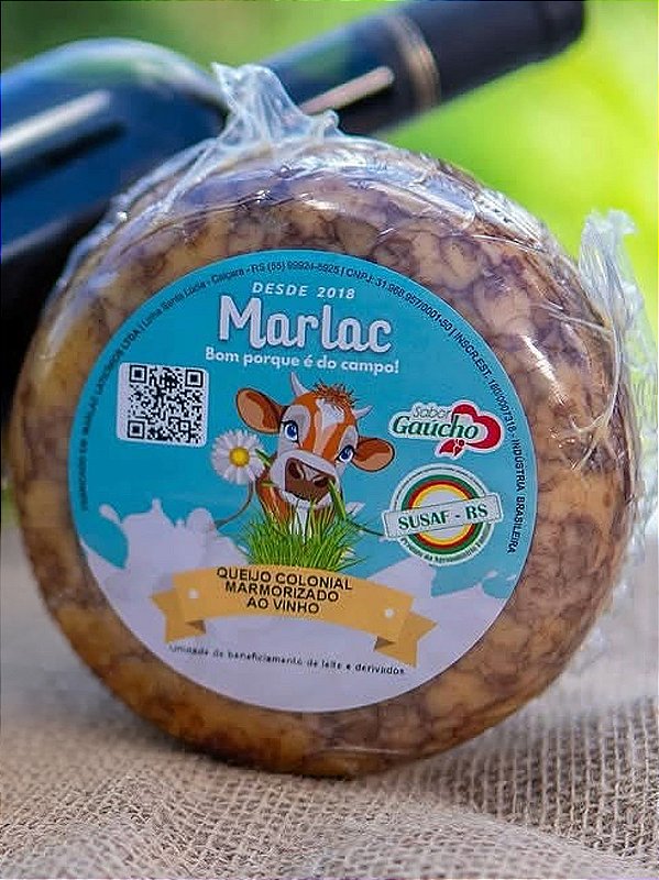 Queijo Marmorizado ao Vinho 400g
