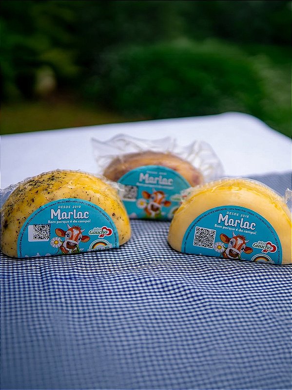 Combo Queijo Colonial 400g + Queijo Colonial Mar. Vinho 400g +Queijo Colonial Ervas Finas 400g