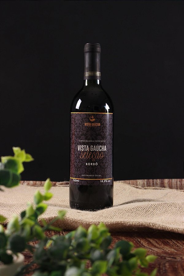 Vinho Seleção Vista Gaúcha Bordô 750ml