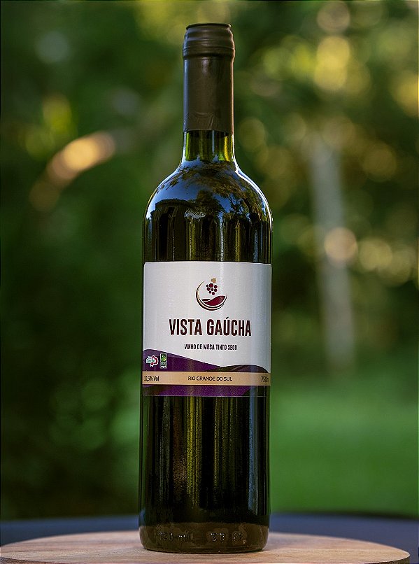 Vinho Vista Gaúcha Tinto Seco 750ml