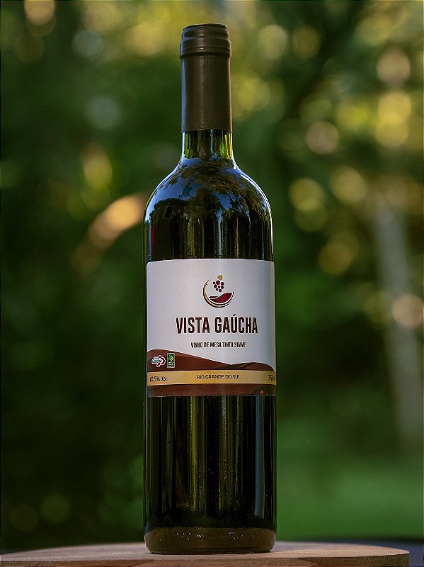 Vinho Vista Gaúcha Tinto Suave 750ml