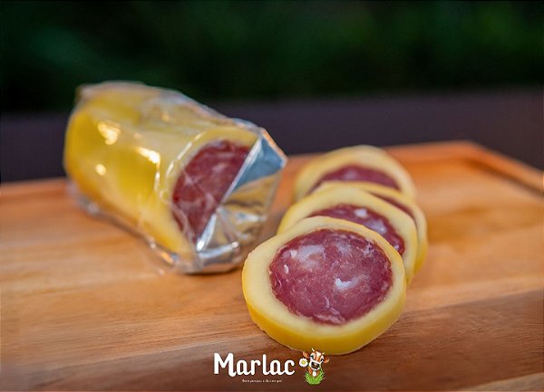 Queijo Mussarela com Salame 300g