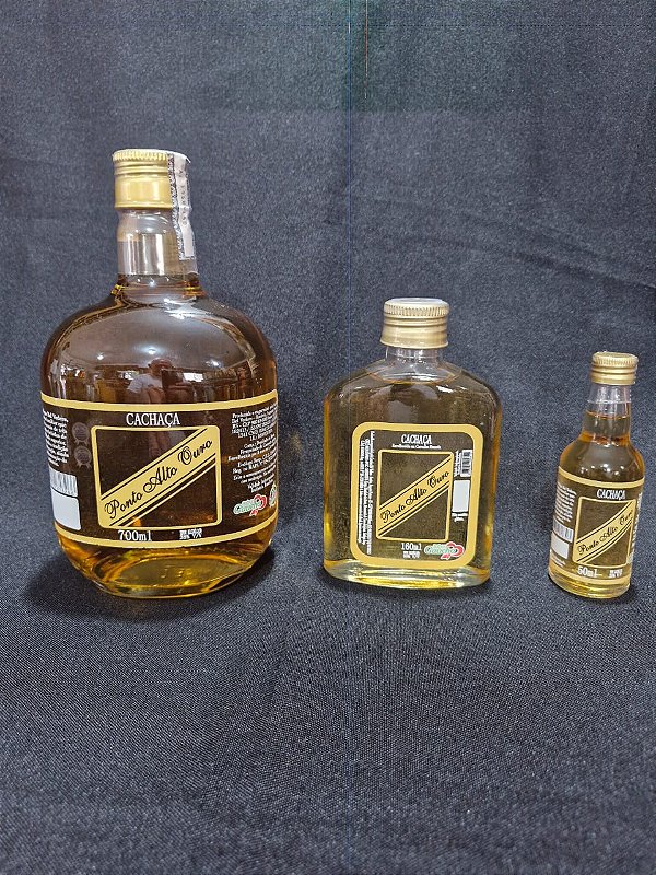 Kit Cachaça Ponto Alto Ouro