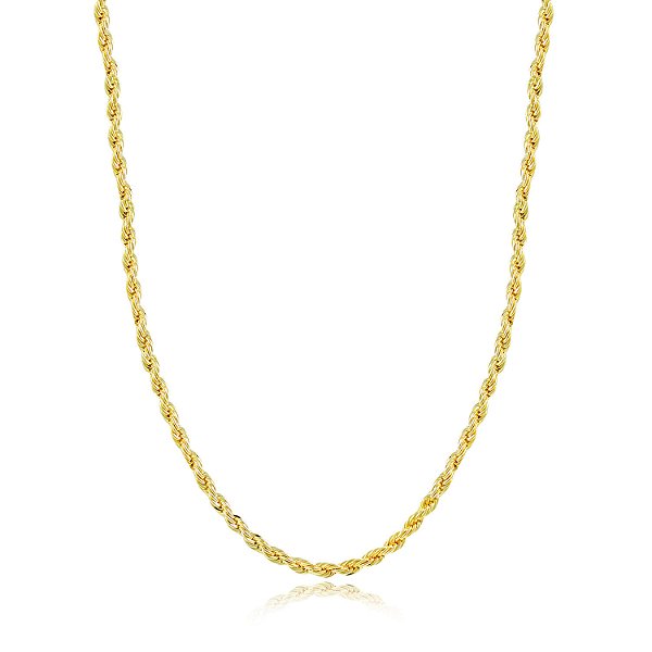 Colar Cordão Baiano - Banho em Ouro 18k
