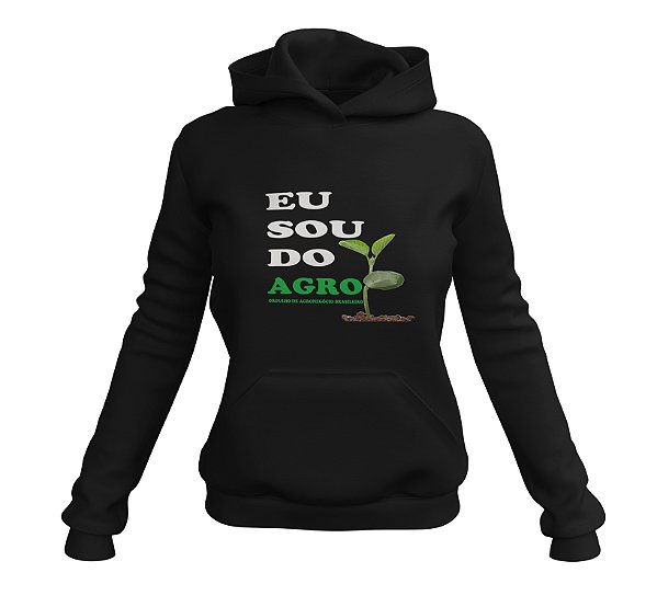 Moletom Cowgirl Country Eu sou do Agro